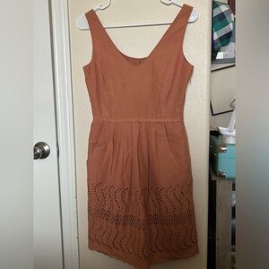 J. Crew v cut dress with pockets